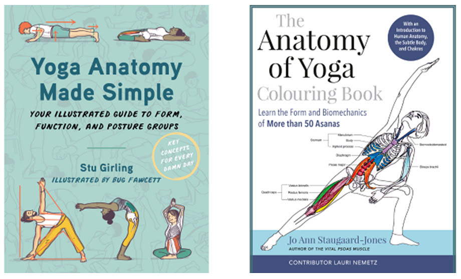 Yoga Anatomy Made Simple and The Anatomy of Yoga – books