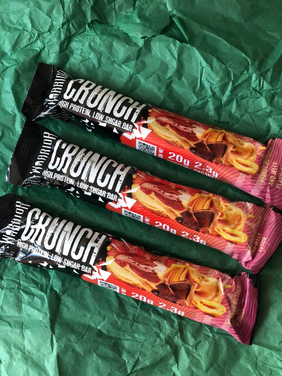 Warrior Crunch Protein Bars – Peanut Butter and Jelly 