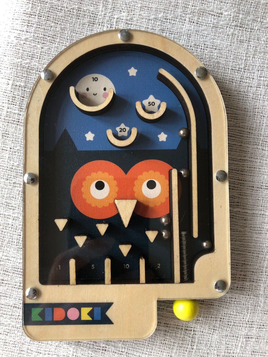 Kikkerland Wooden Pinball&nbsp;Game