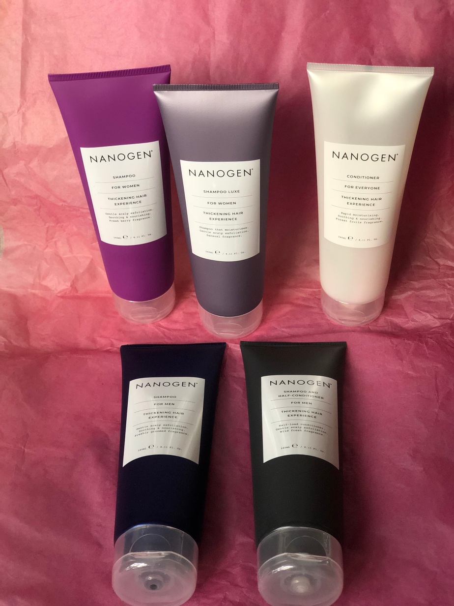 Nanogen Hair Thickening Shampoo and Conditioners