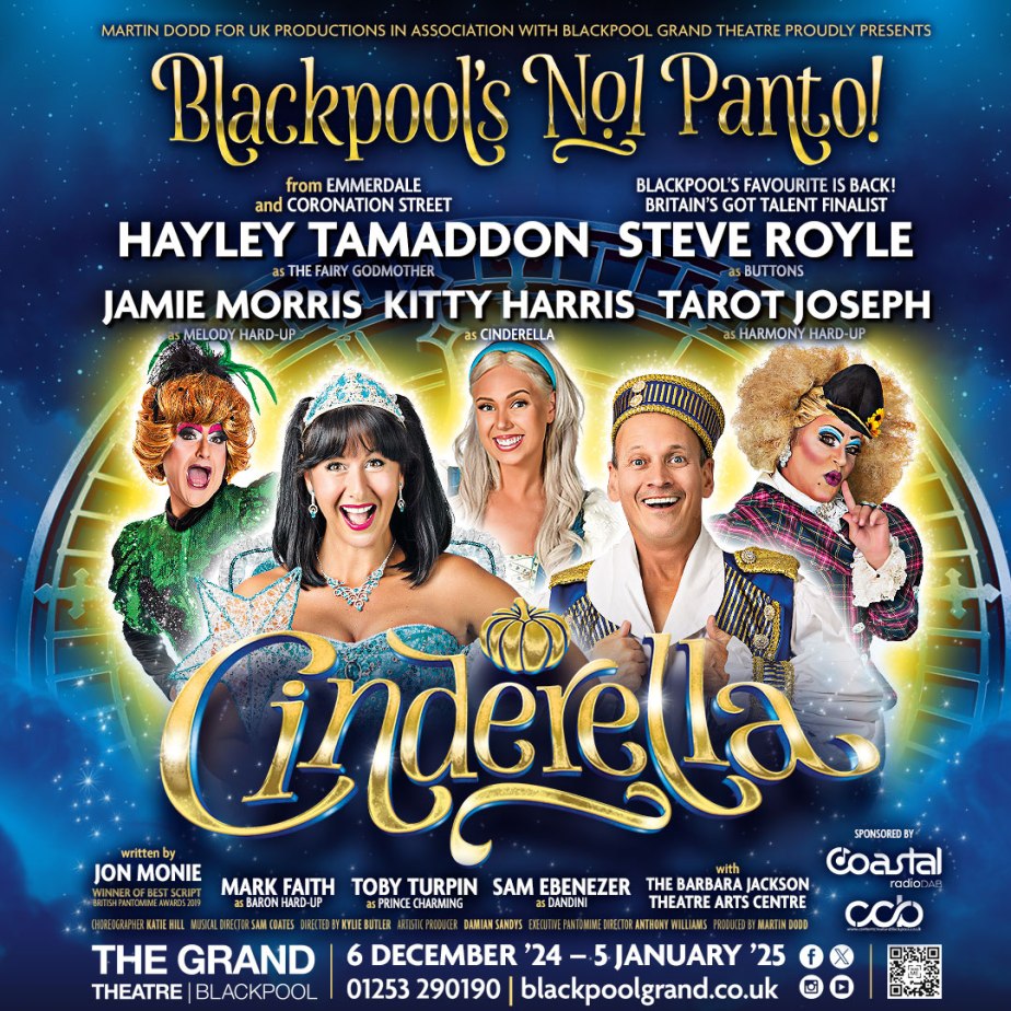Cinderella at The Grand Theatre&nbsp;Blackpool