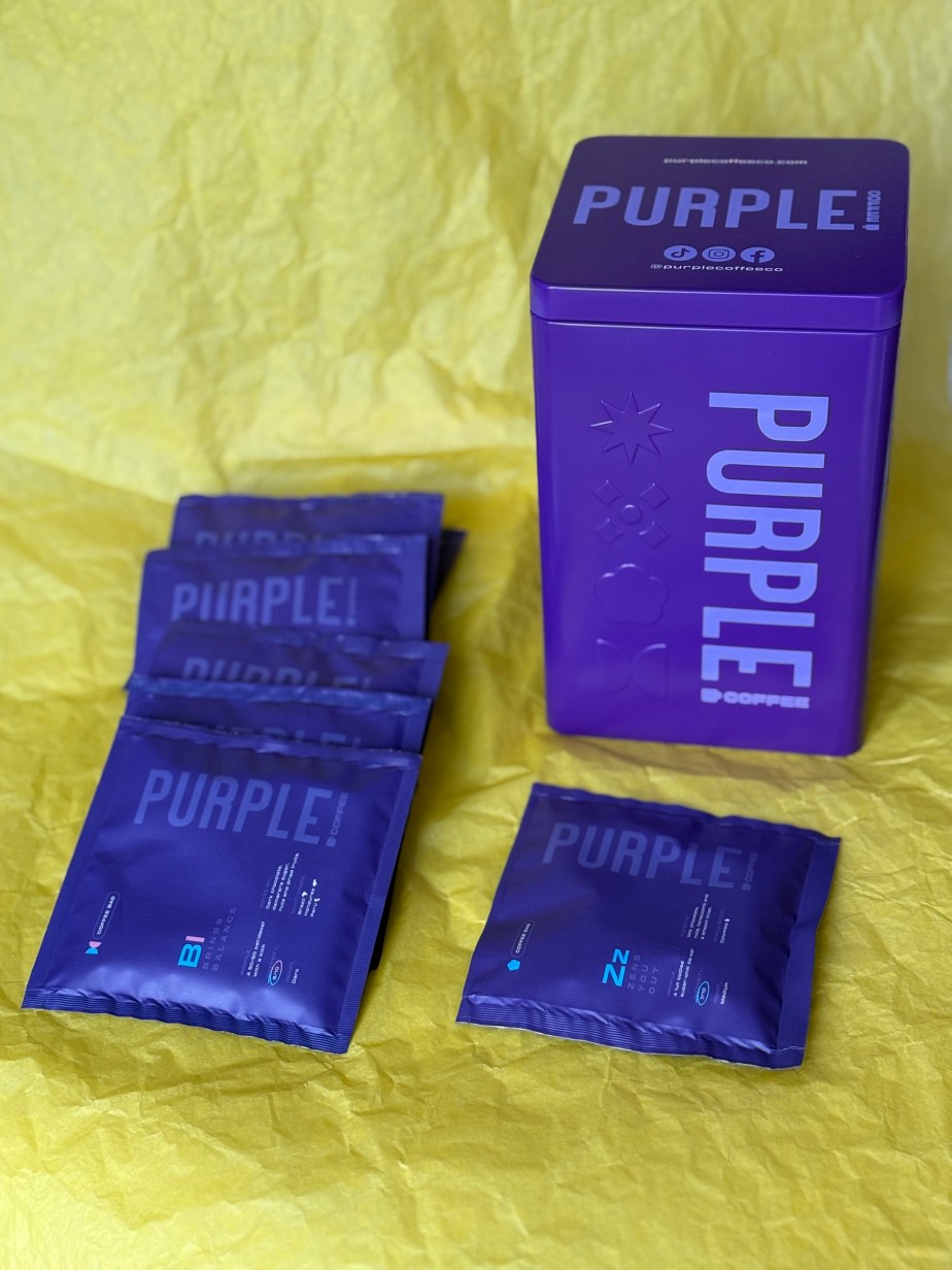 Purple Coffee Bags