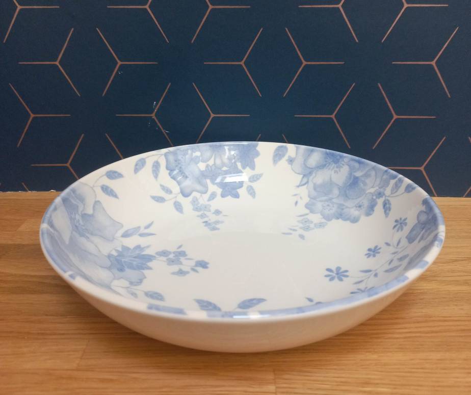 Wade Blue Floral Pasta Bowl&nbsp;Set