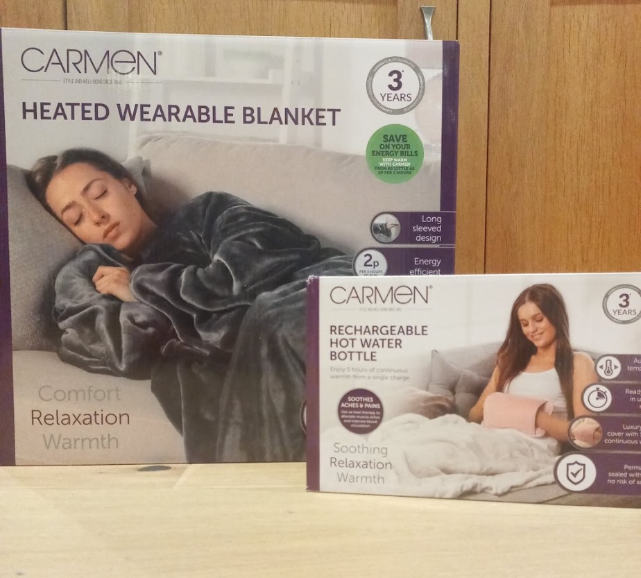 Carmen Rechargeable Hot Water Bottle & Heated Wearable&nbsp;Blanket