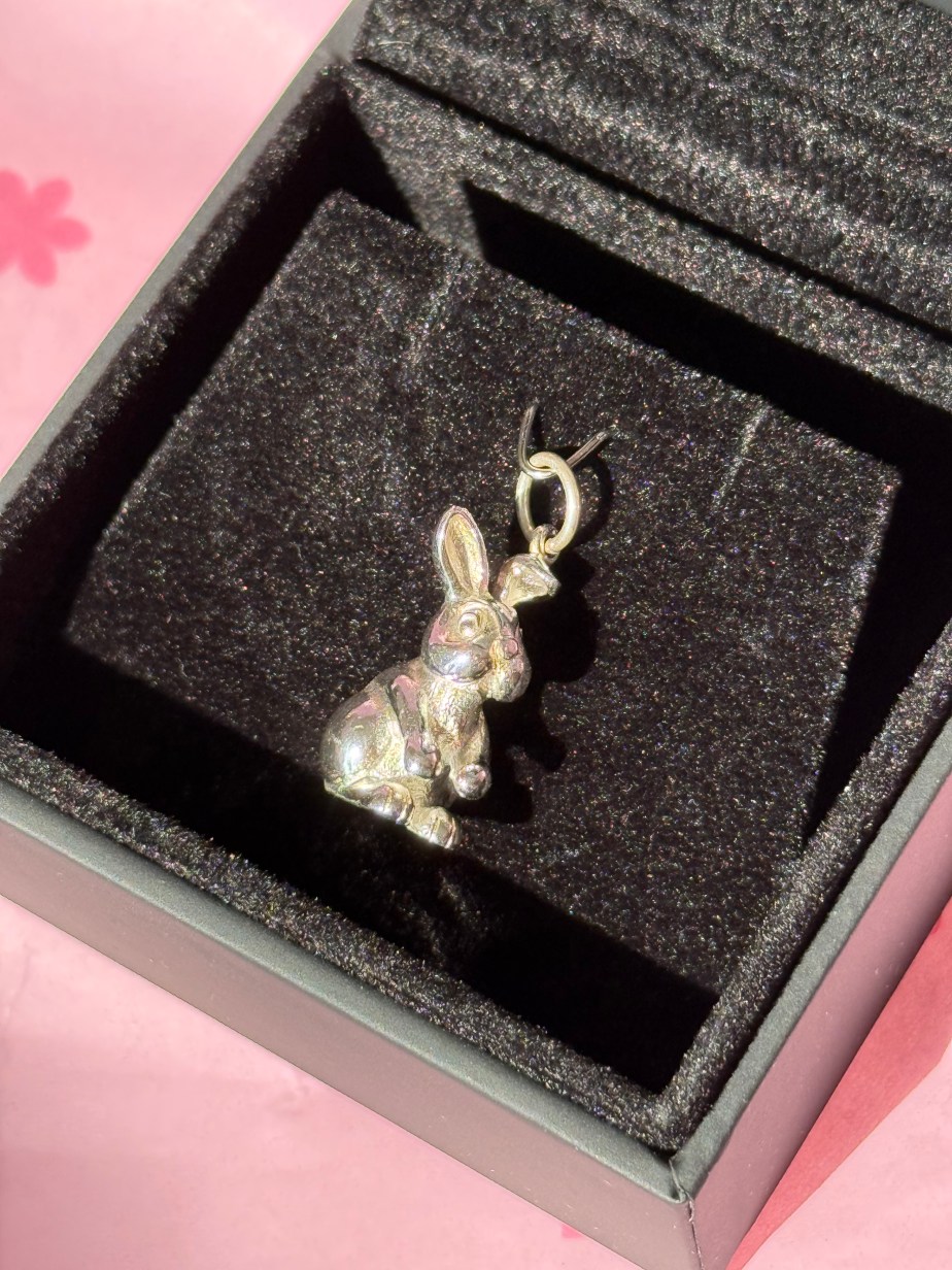 Silver Bunny Charm from Jeremy&nbsp;Hoye