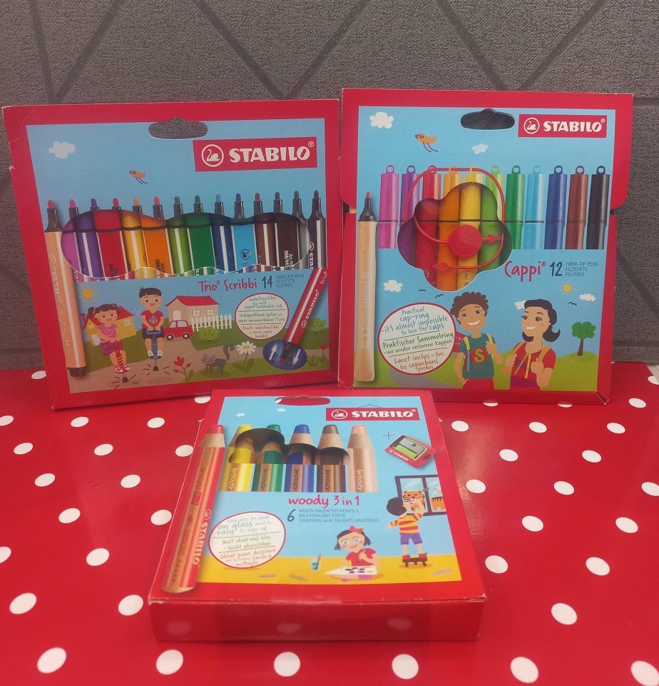 Stabilo Fibre Tip Pens and Coloured&nbsp;Pencils