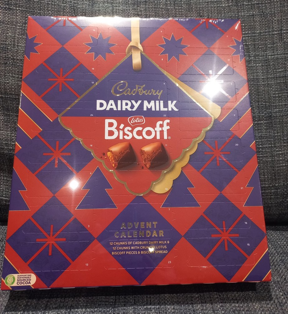 Cadbury Dairy Milk Lotus Biscoff Chocolate Chunk Advent&nbsp;Calendar