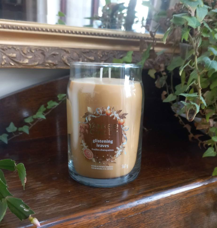 Yankee Candle Glistening Leaves Signature Large Jar&nbsp;Candle